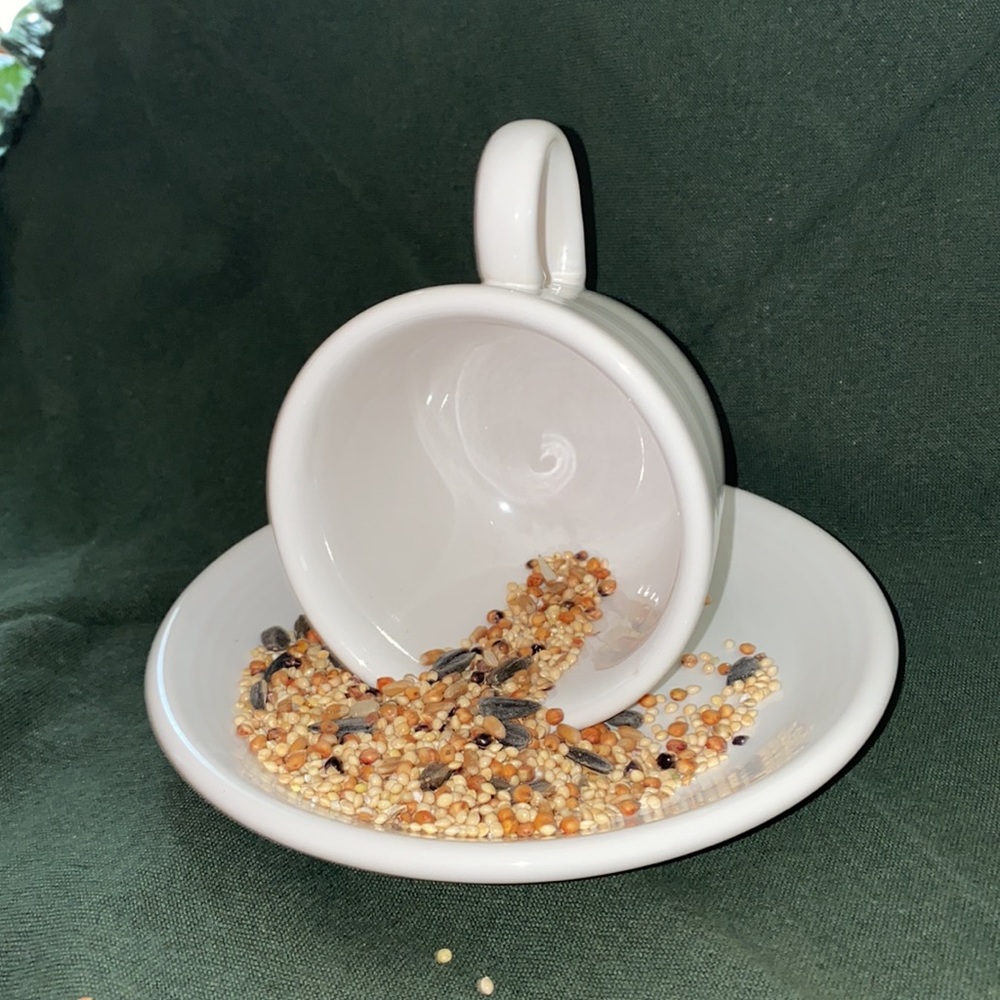 FIESTA Bird feeder - White.